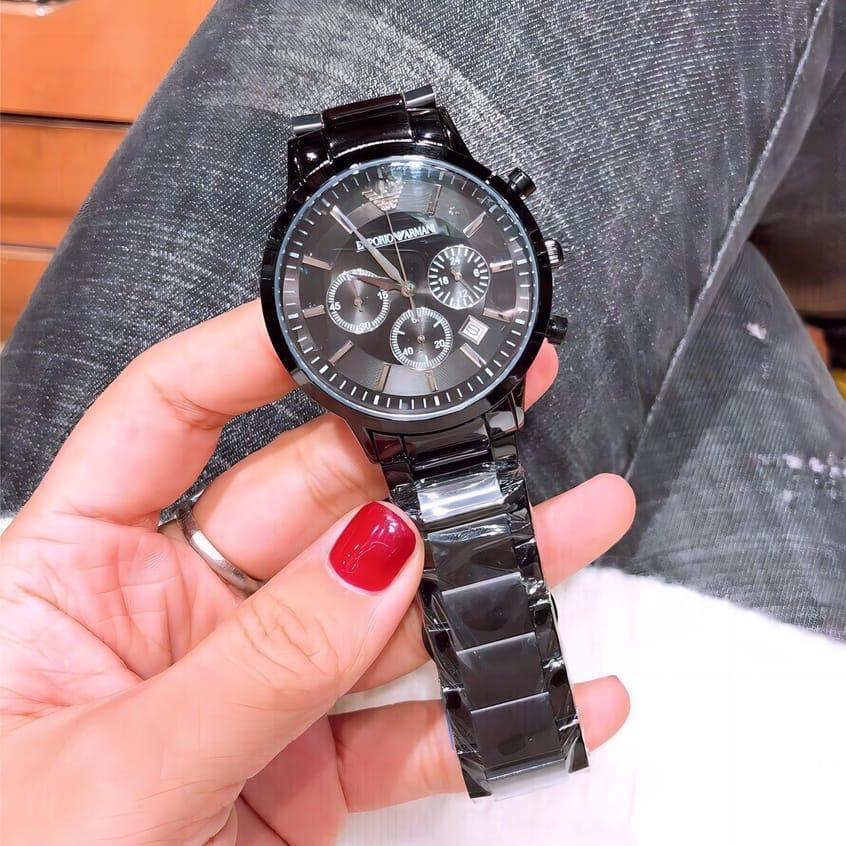 Emporiio Armanii premium chain watch full black