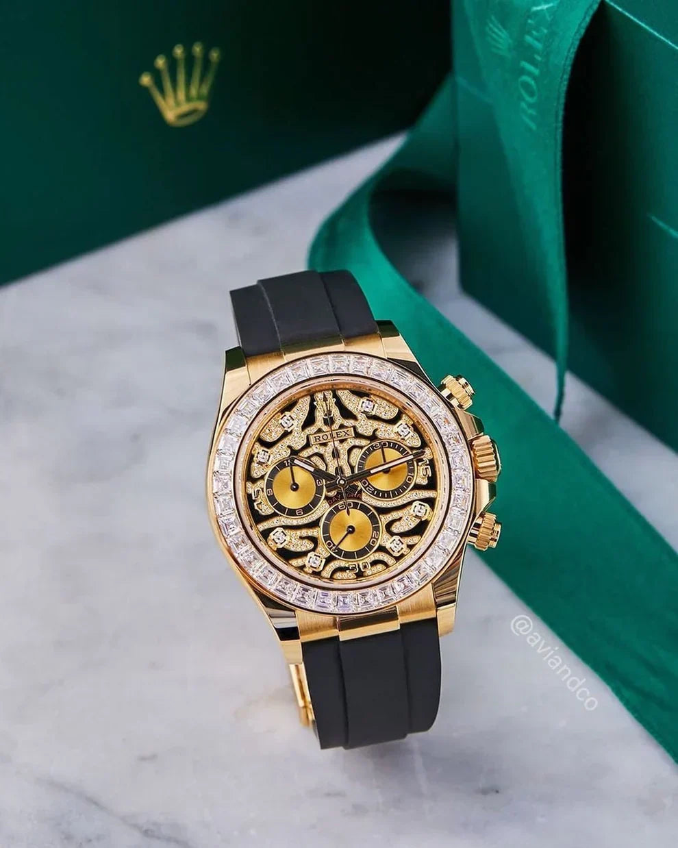RLX Daytona Tiger pump Automatic Branded Watch (Pandya Using It)