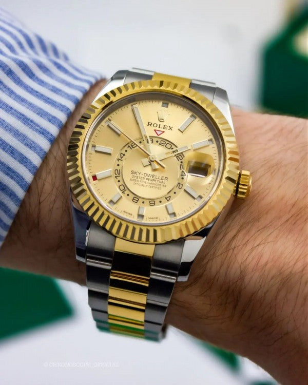 RLX Skydweller premium quality chain watch