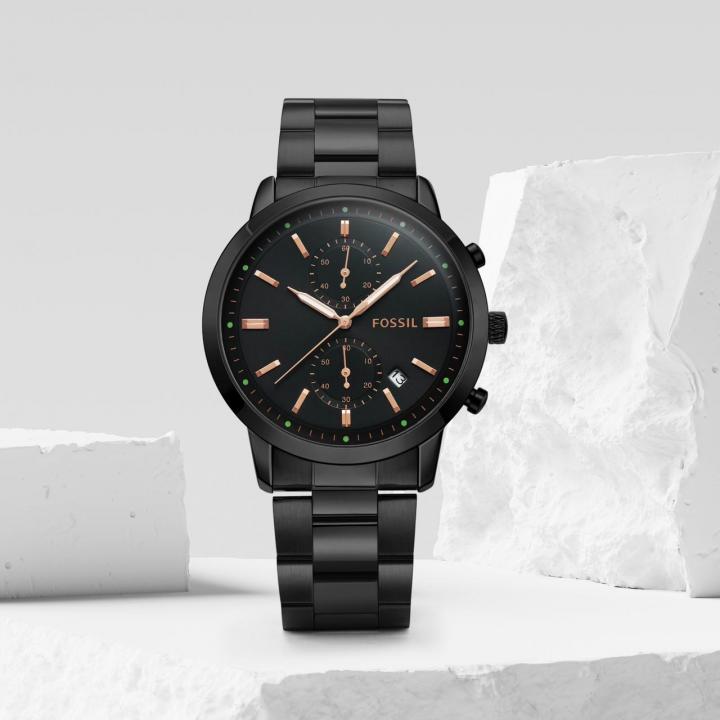 Fossiil Black Chronograph Stainless Steel Men’s Watch