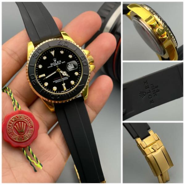 RLX Oyster Perpetual Date – Black & Gold Marine Sport Edition