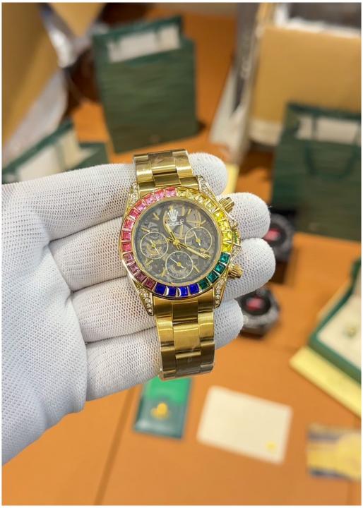 RLX Oyster Perpetual Daytona Chosmograph Rainbow Gold