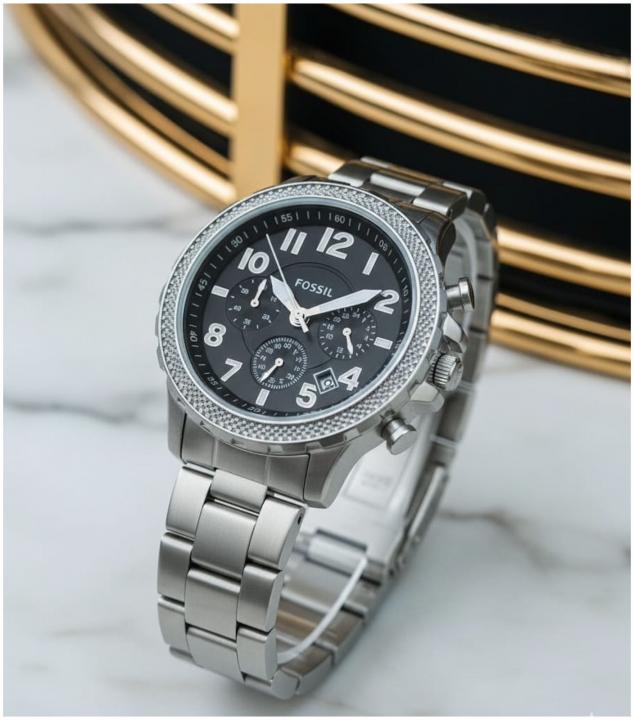 Fosil commuter chain premium watch