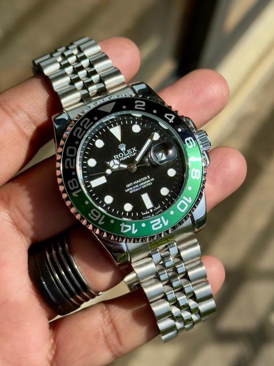 RLX Submariner – Custom “Pepsi” Green & Black Bezel Edition