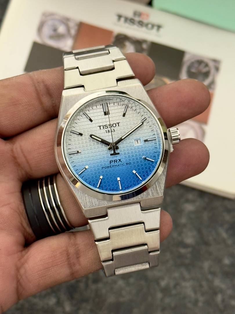 Tissot PRX Premiuim Watch special edition (white blue)