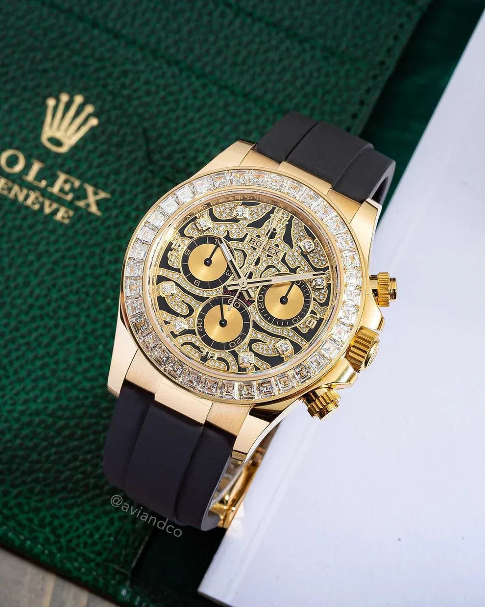 RLX Daytona Tiger pump Automatic Branded Watch (Pandya Using It)