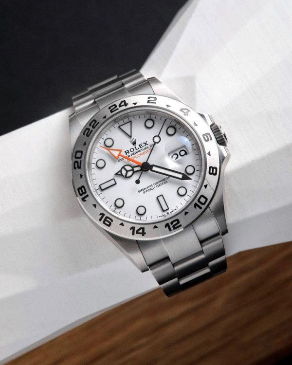 Rlx GMT 2 Watch Oyster perpetual Explorer 2.0 White