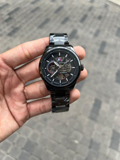 Tommy Hilfige_r Black Automatic Watch