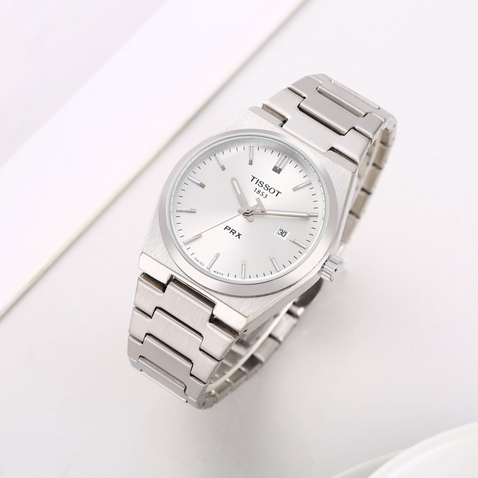 Tissot PRX Premiuim Watch  (White)