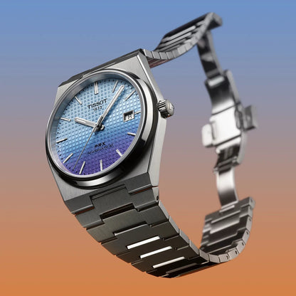 Tissot PRX Premiuim Watch special edition  (Dual Blue)