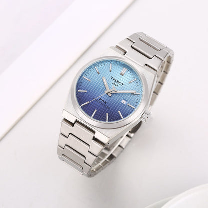Tissot PRX Premiuim Watch special edition  (Dual Blue)