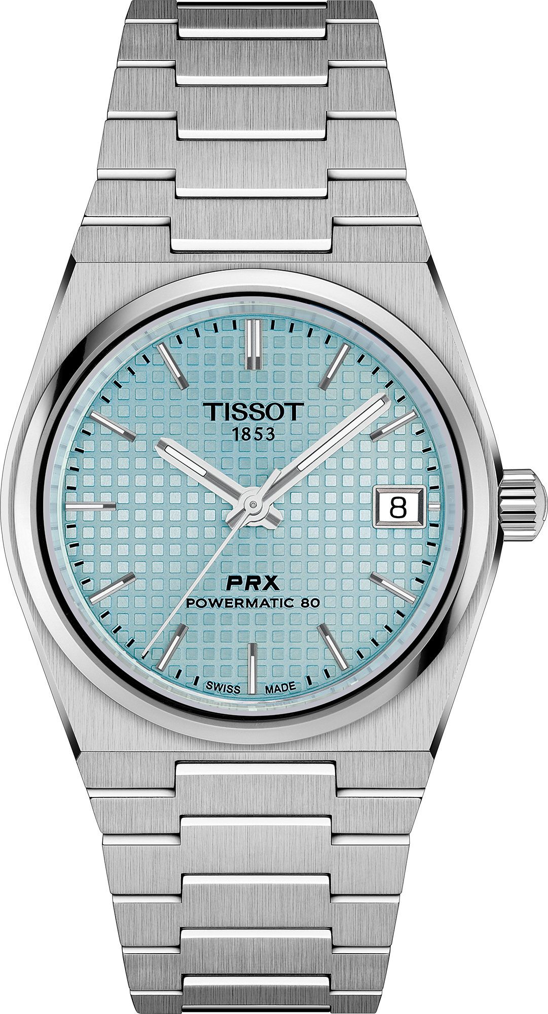 Tissot PRX Premiuim Watch  (Silver Blue )